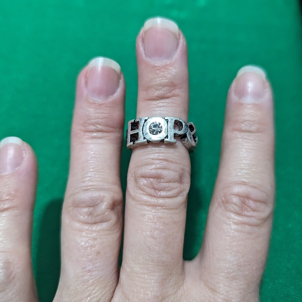 Stretchy HOPE ring set